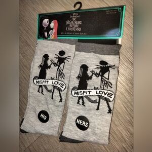 His & Her Matching Nightmare Before Christmas Socks